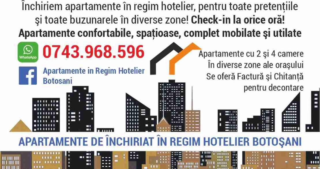Apartament cu 2 camere/Curte privata/La parter/Lux oferim factura - Chambres d'hôtes Botoşani