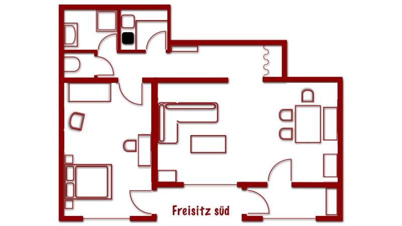 Apartment mit Terrasse