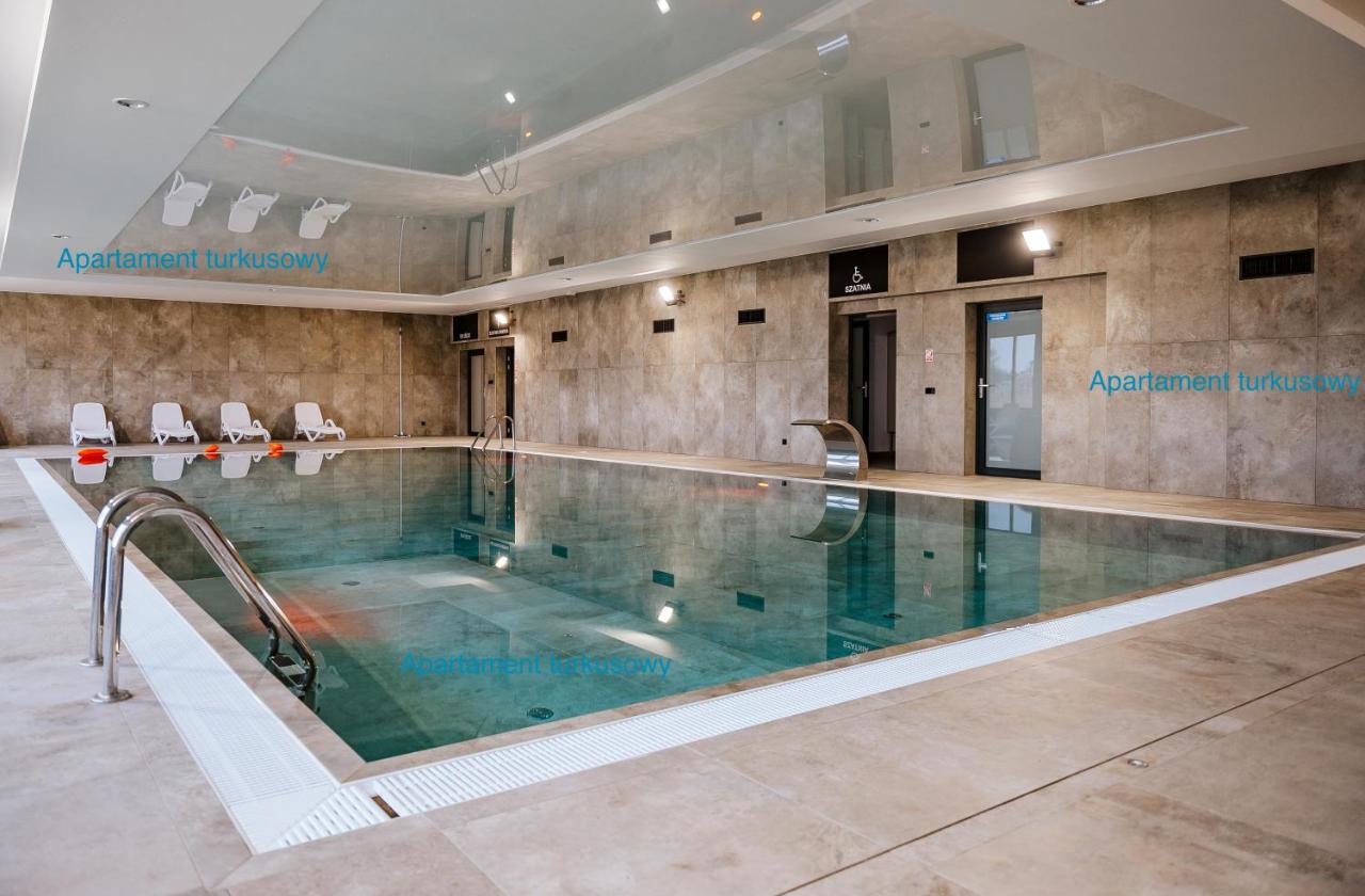Apartament Turkusowy - basen, sauna, klimatyzacja