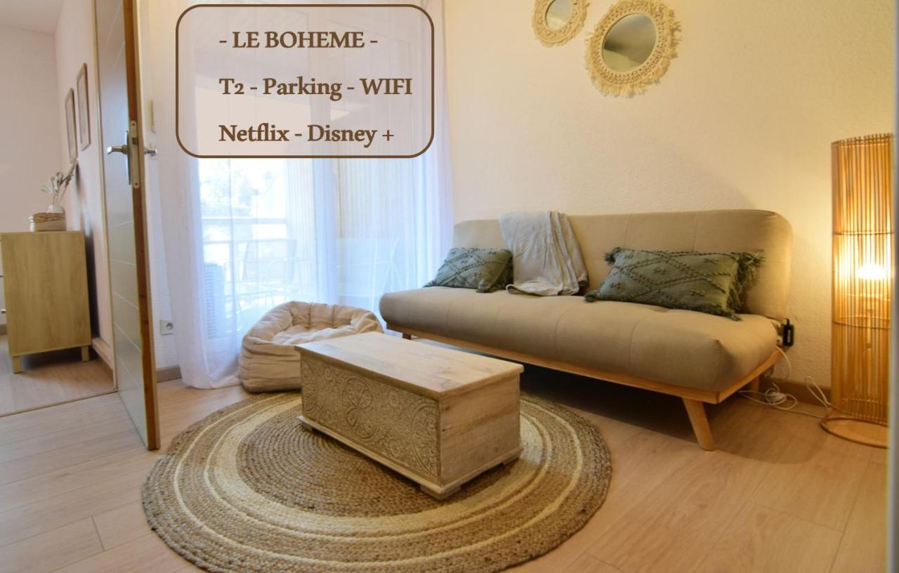 B&B Lourdes - [Le Bohème] T2-Wifi-Calme-Parking - Bed and Breakfast Lourdes