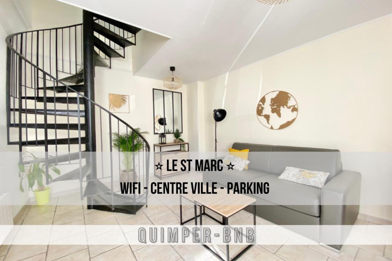 B&B Quimper - LE ST MARC - Théâtre de Cornouaille - Wifi - Parking privé - Entrée Autonôme - Bed and Breakfast Quimper