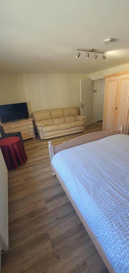Habitación con cama extragrande.