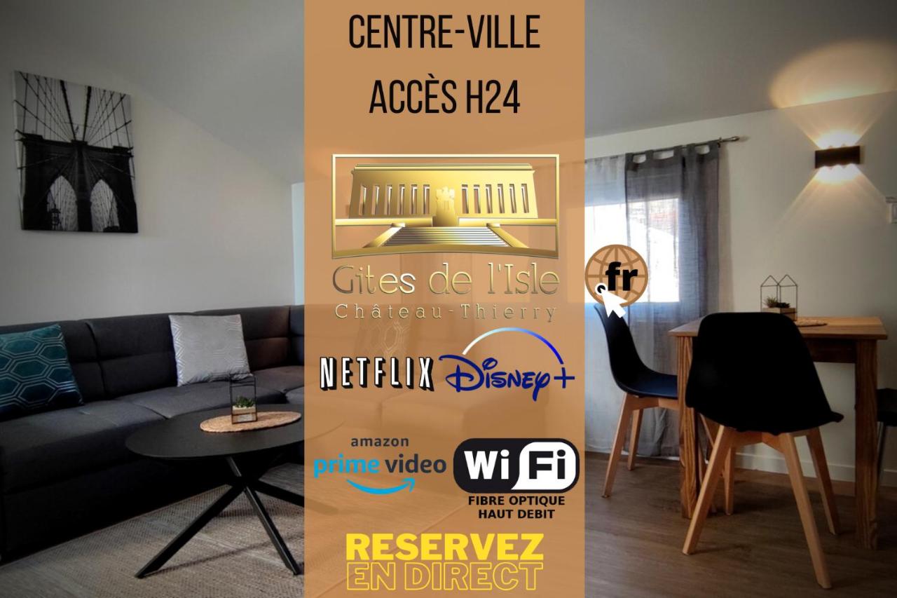 B&B Château-Thierry - Gîtes de l'isle - WiFi Fibre - Netflix, Disney - Séjours Pro - Bed and Breakfast Château-Thierry