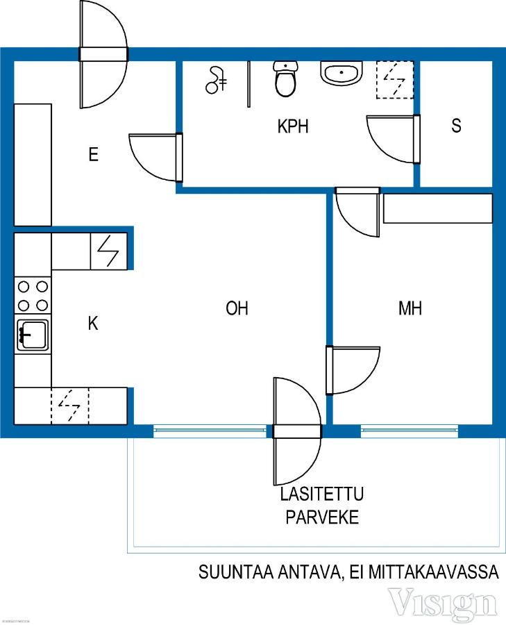 Apartamento de 1 dormitorio