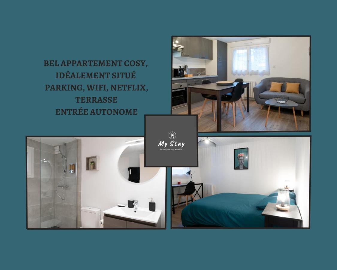 B&B Saint-Brieuc - Bel appartement idéalement placé Saint-Brieuc, wifi, parking gratuit - Bed and Breakfast Saint-Brieuc