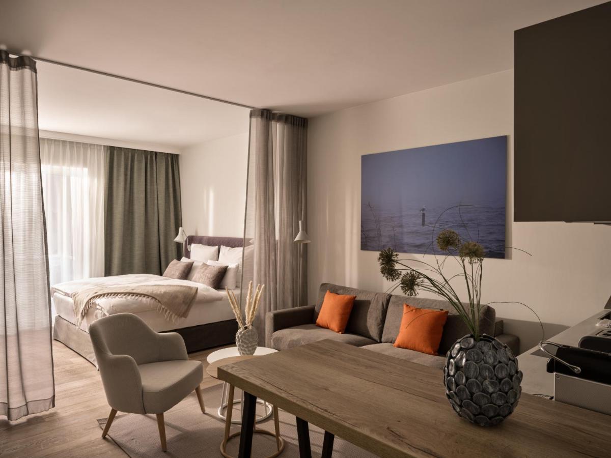 Large Studio with Side Sea View