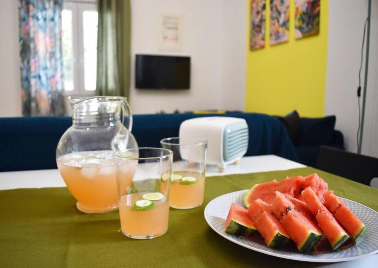 Pirgos Colorful Studio Parking WiFi Ac - Ferienwohnung