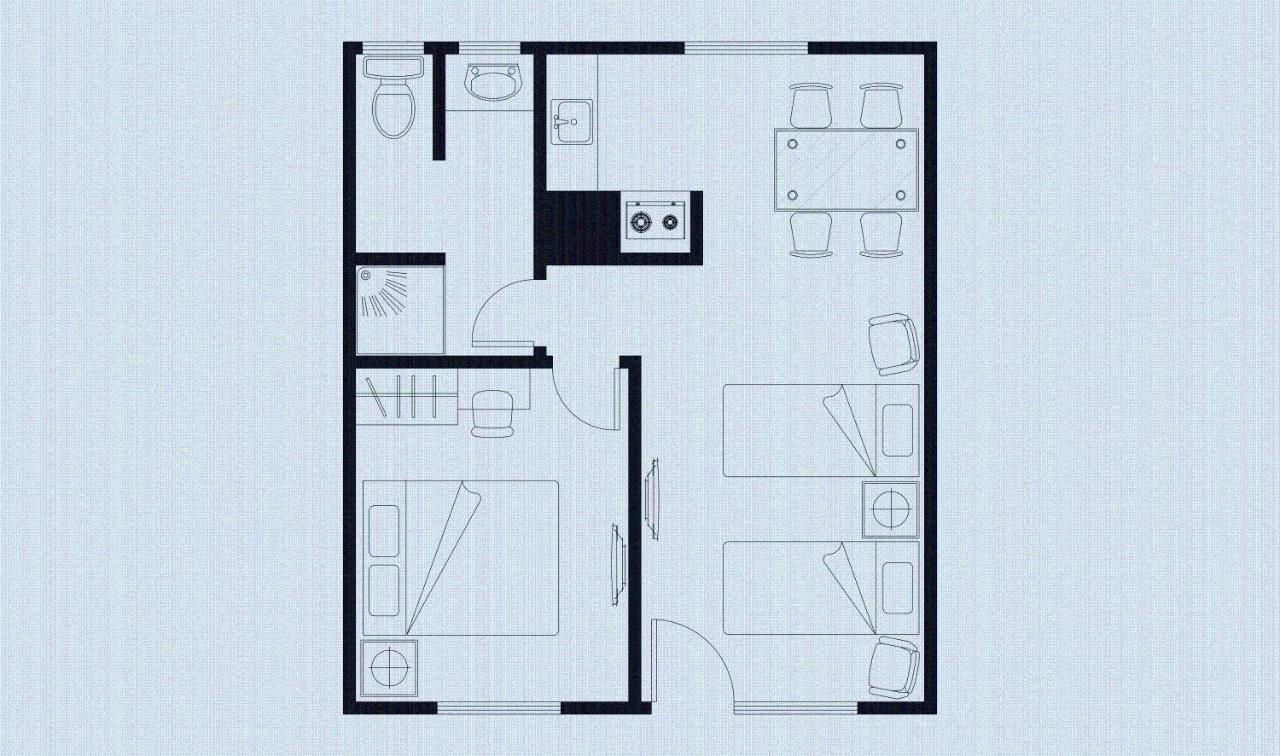 Apartment mit 1 Schlafzimmer
