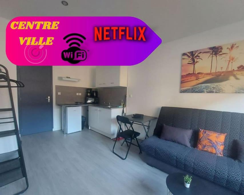 B&B Saint-Quentin - SUPER Studio Tout équipé WIFI 2PERS - Bed and Breakfast Saint-Quentin