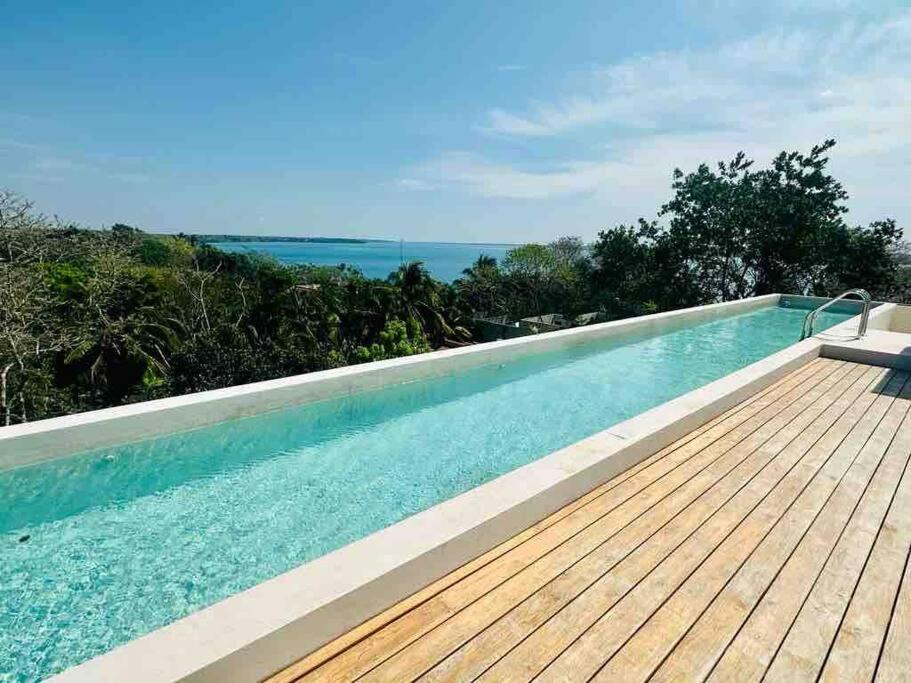 Micaela Bacalar C2 Depto de lujo Vista Laguna - Bed and Breakfast