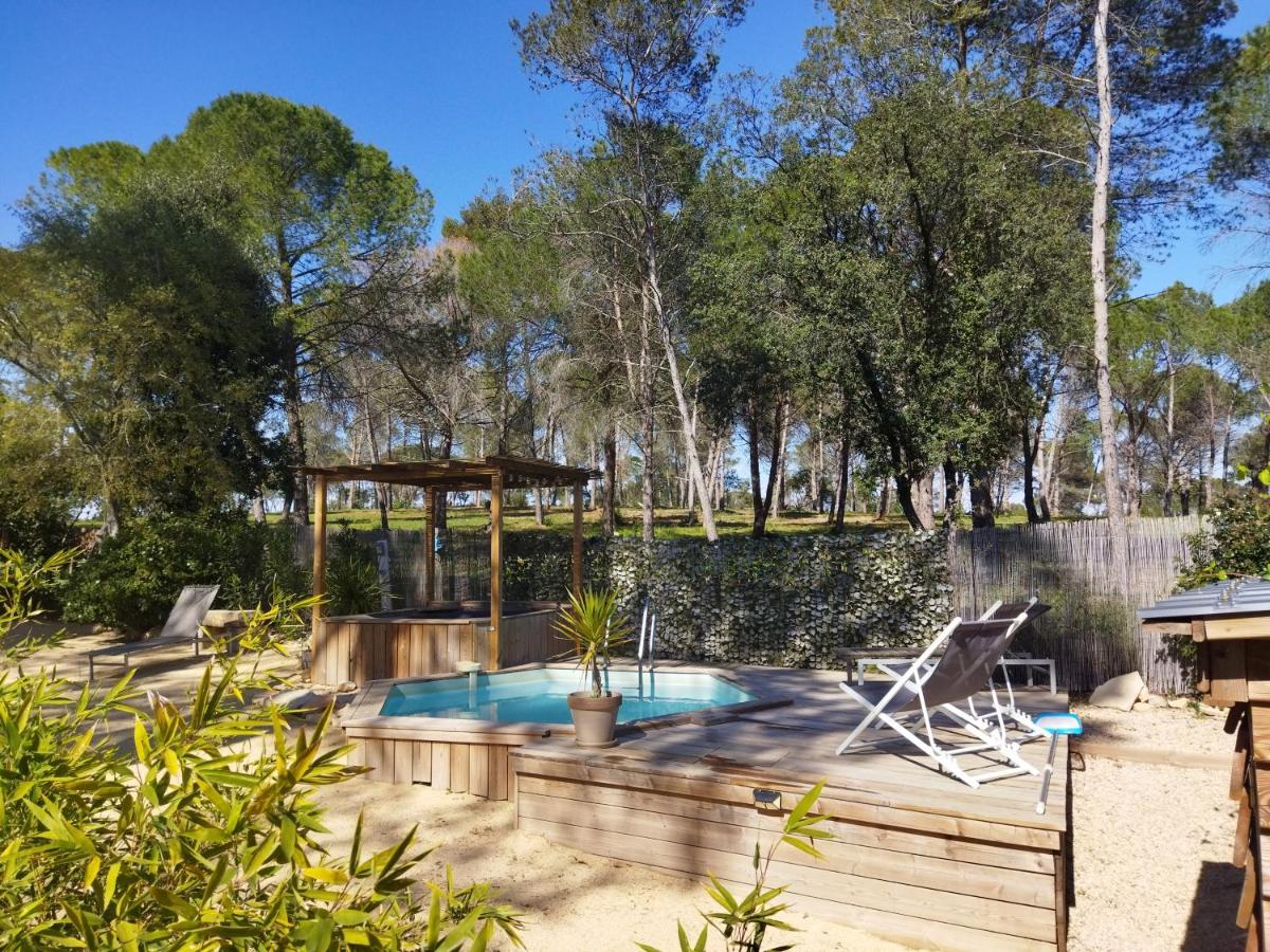 B&B Langlade - MAISON 5 Personnes EN GARRIGUE - PISCINE-SPA PRIVÉ - Bed and Breakfast Langlade