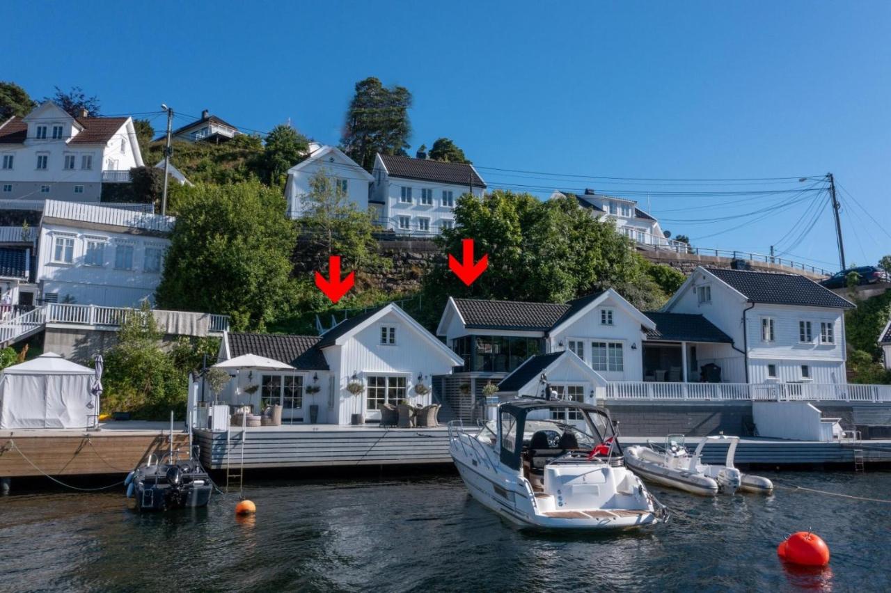 B&B Arendal - Luxurious Boathouse with Private Dock in the Best Location in Arendal - Bed and Breakfast Arendal