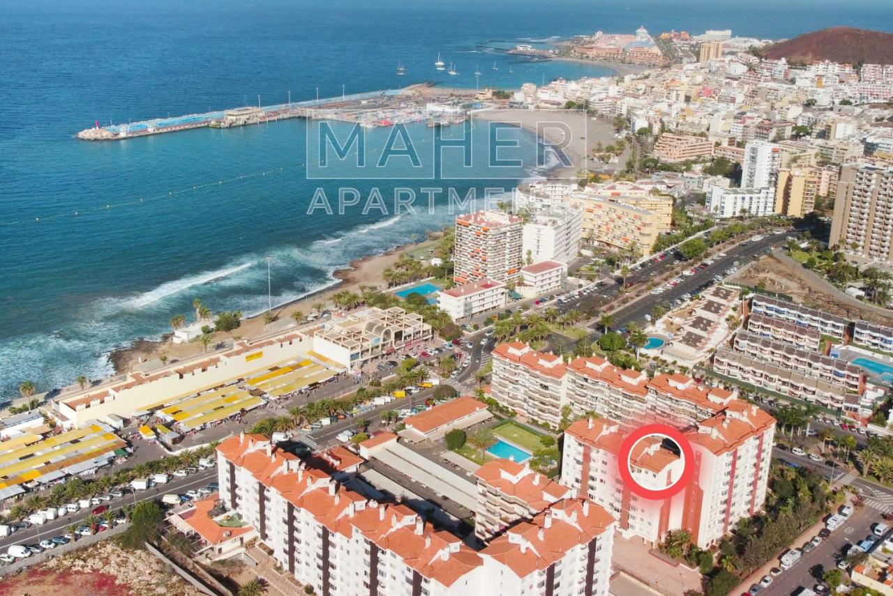 Spectacular 3-BRs Penthouse with sea view - B&B Los Cristianos