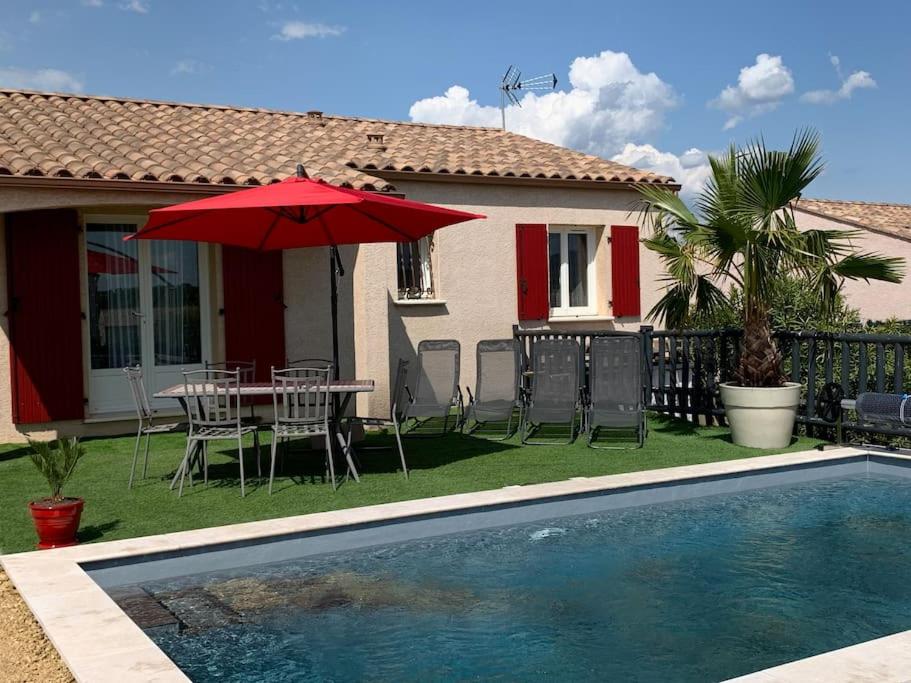 B&B Les Fumades les Bains - Villa sud de la France avec piscine privée - Bed and Breakfast Les Fumades les Bains