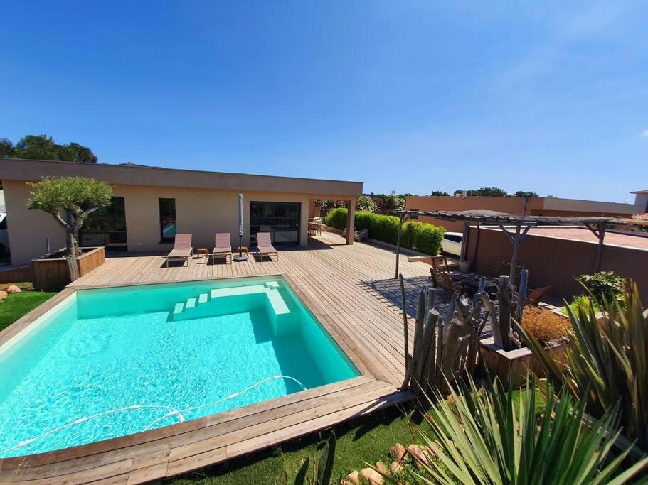 Villa Onda piscine chauffée 3 ch plage 1 km de la plage - Ferienwohnung Lecci