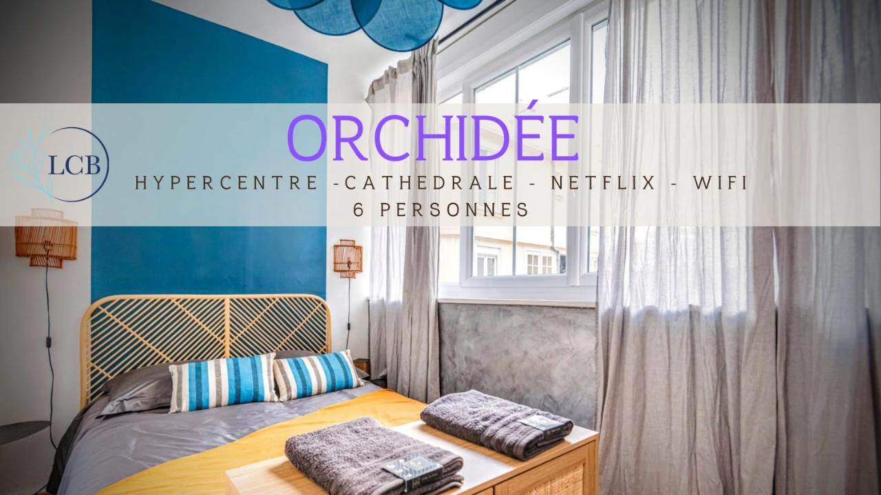 B&B Reims - Au Cœur de Reims - Orchidée - Bed and Breakfast Reims