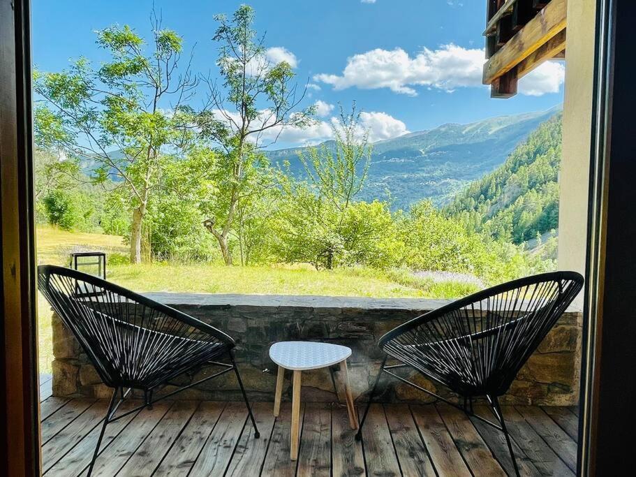 B&B La Pisse - Cosy en Ecrins, terrasse avec vue *** - Bed and Breakfast La Pisse