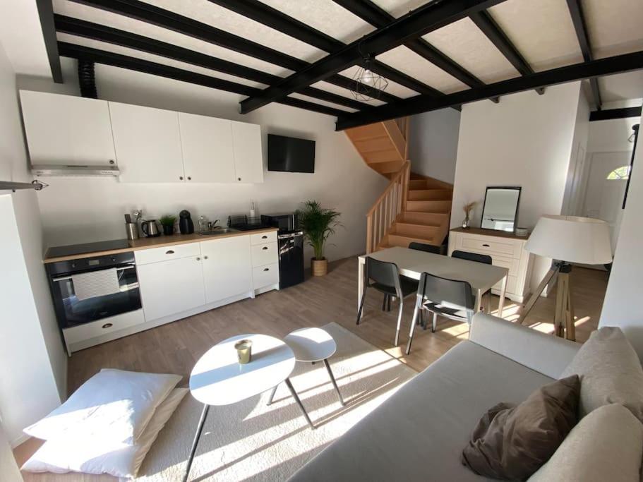 B&B Bouleurs - Appart rénové en duplex avec terrasse et garage - Bed and Breakfast Bouleurs