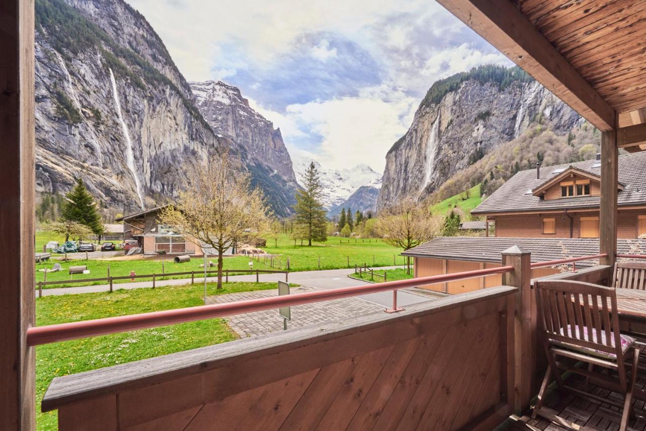 B&B Lauterbrunnen - Apartment Mountain View, Luxury, Spacious with best Views - Bed and Breakfast Lauterbrunnen