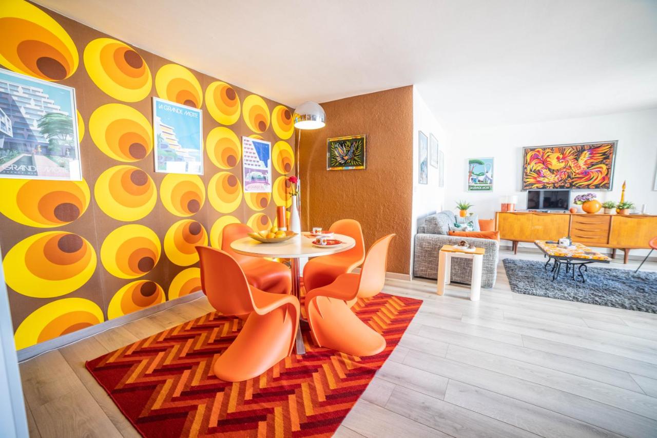 LE SEVENTIE'S 3 Terrasse-Netflix-Wifi-Parking-Mer-TOP PROS SERVICESConciergerie - B&B La Grande-Motte