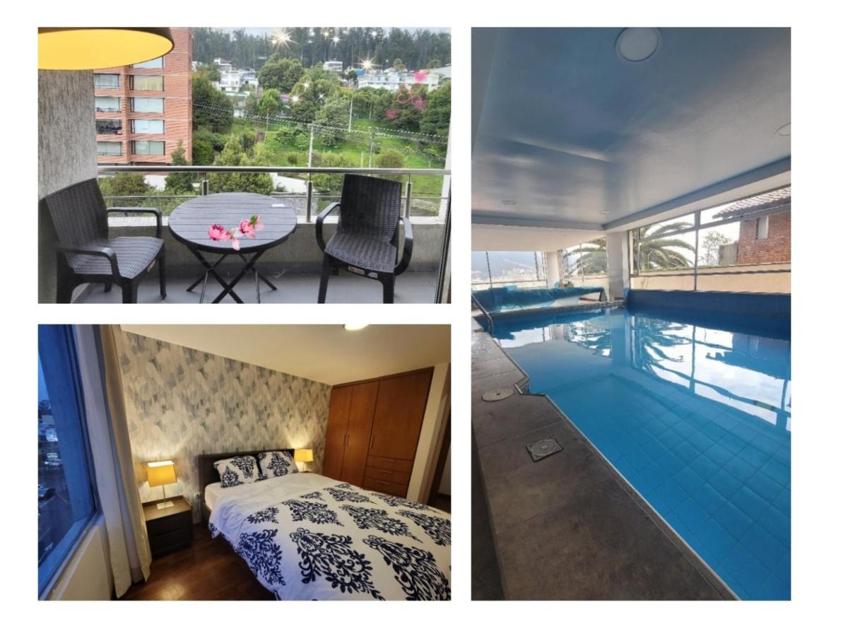 600 Excelente Vista panoramica,piscina,sauna,seguridad 24h,acojedor,confortable,Excellent panoramic view, swimming pool, private security 24h comfortable and cozy - B&B Quito
