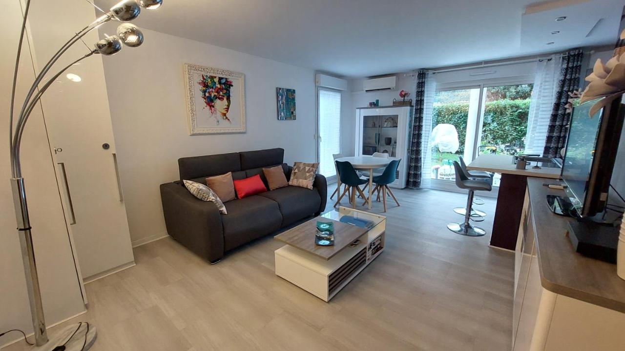 Charmant Appartement résidentiel avec Terrasse, Jardin Privatif et Piscine à Cannes - Ferienwohnung Cannes