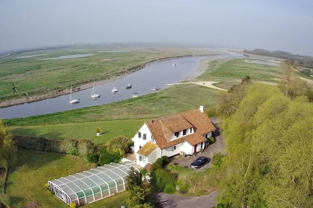 B&B Waben - Maison avec piscine au milieu de la Baie d'Authie - Bed and Breakfast Waben