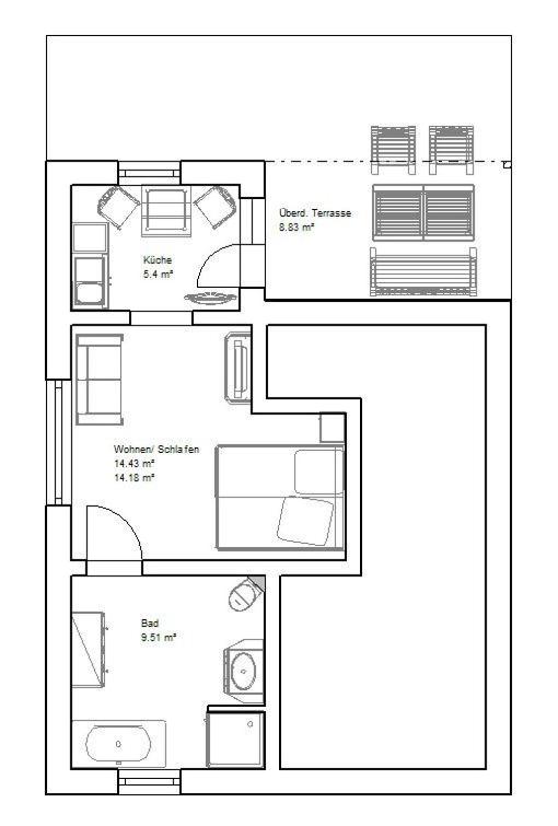 Apartment with Terrace