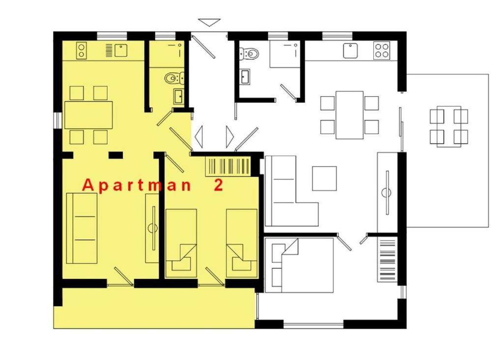 Apartment mit 1 Schlafzimmer