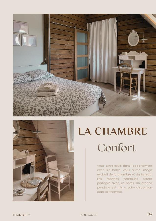 B&B Charolles - Chambre 7 chambre privée et bureau - Bed and Breakfast Charolles