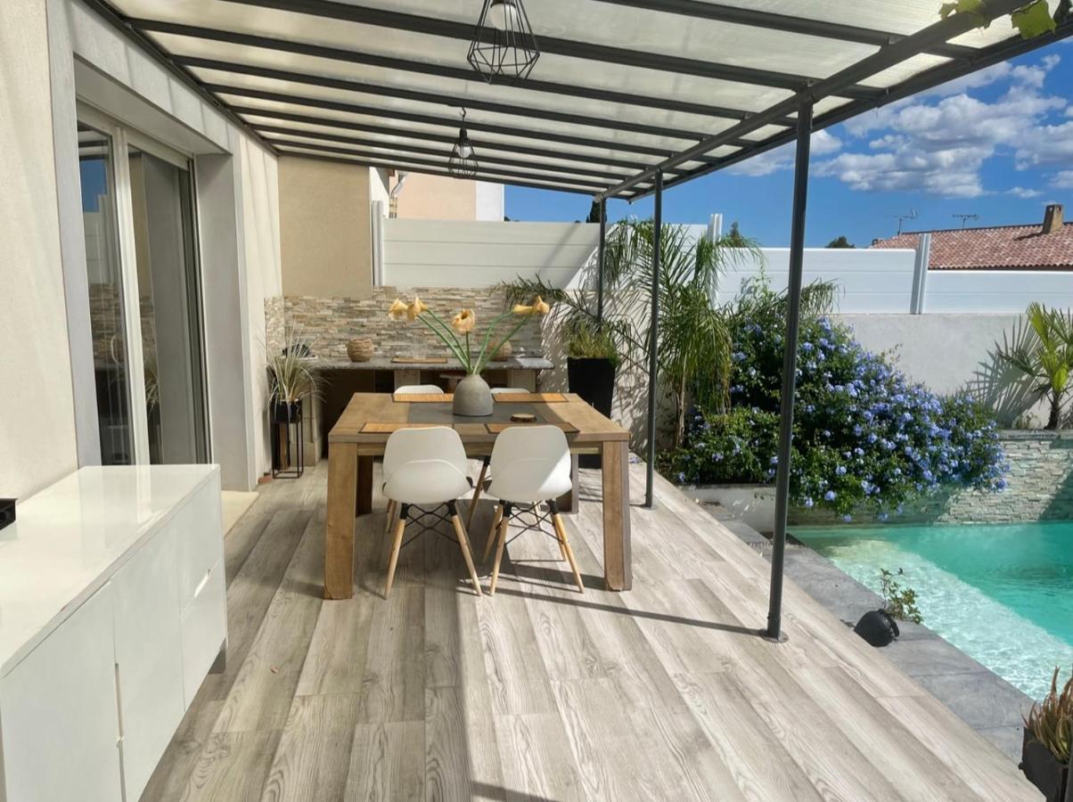 Villa avec piscine au calme 6 personnes - B&B Valros