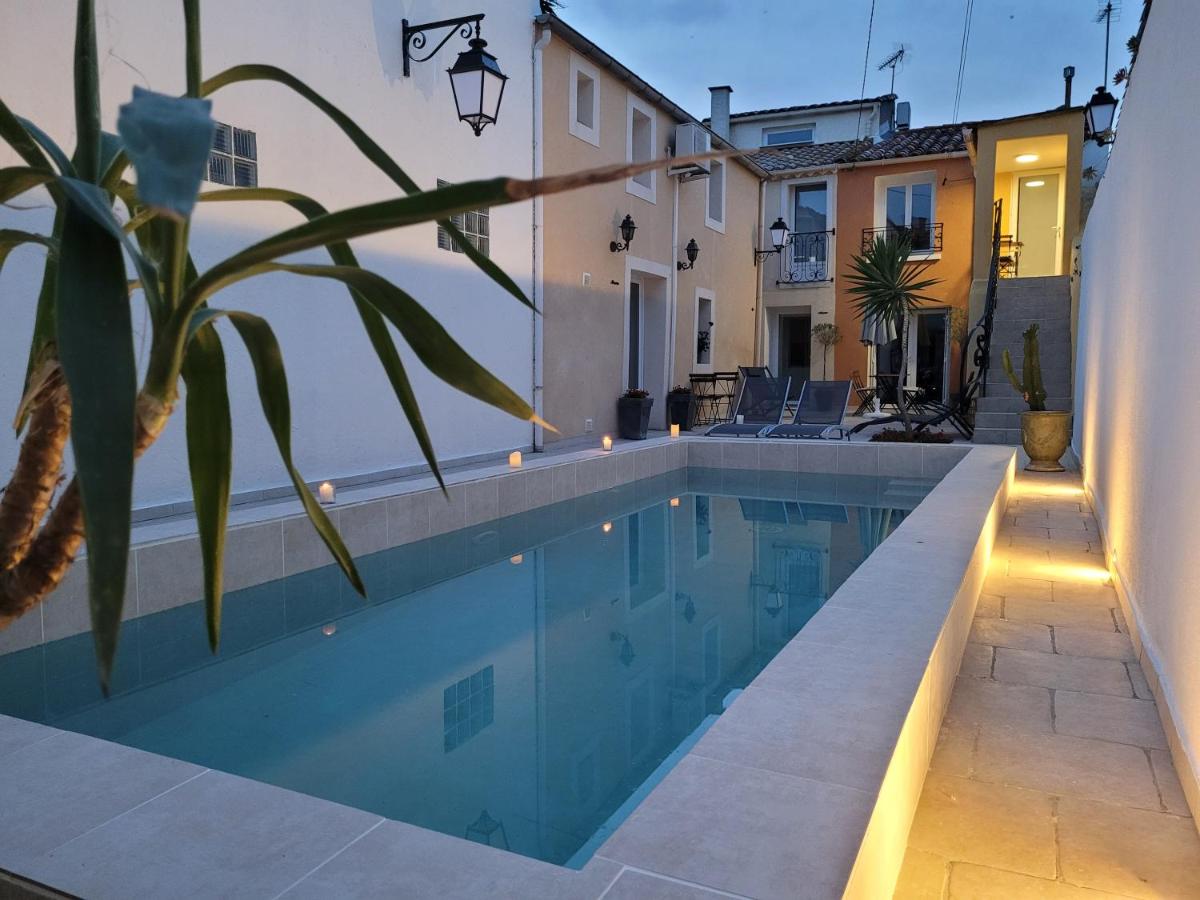 B&B Bessan - Le Soleya - Centre village - Piscine - 2 pers - Bed and Breakfast Bessan