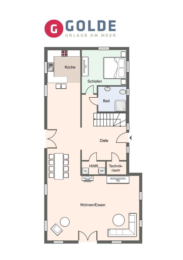 Einzelhaus Dünenreiter Kate Dünenreiter Kate - Ferienwohnung