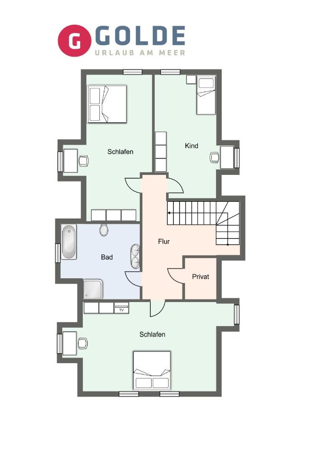 Einzelhaus Dünenreiter Kate Dünenreiter Kate - Ferienwohnung Sankt Peter-Ording