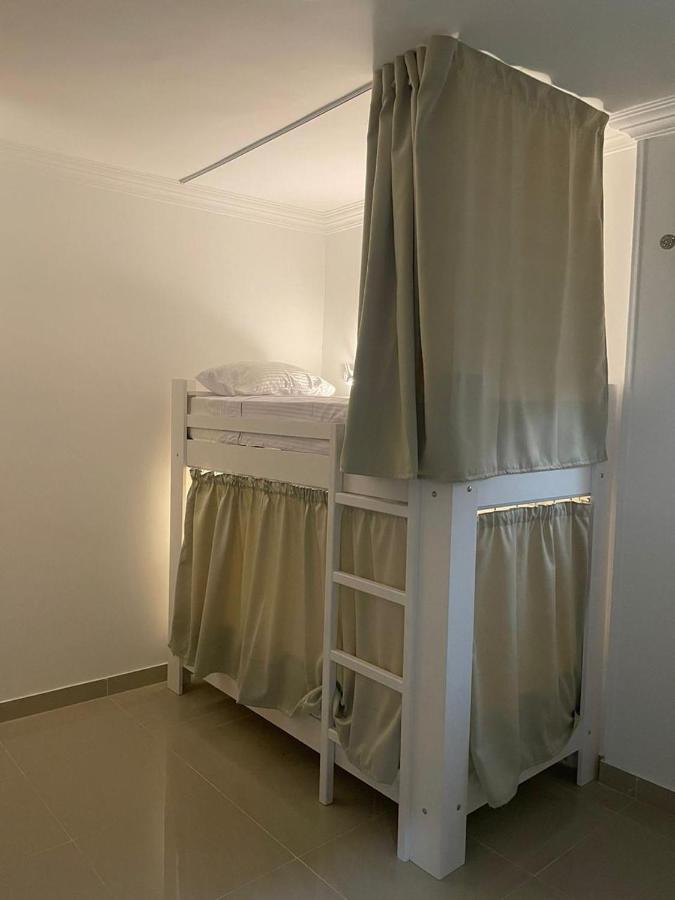 Quadruple room with two bunk beds