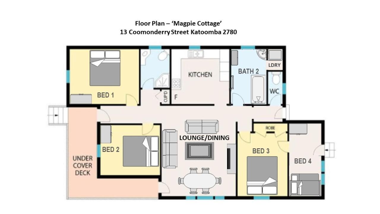 Magpie Cottage Katoomba - Bed and Breakfast Katoomba