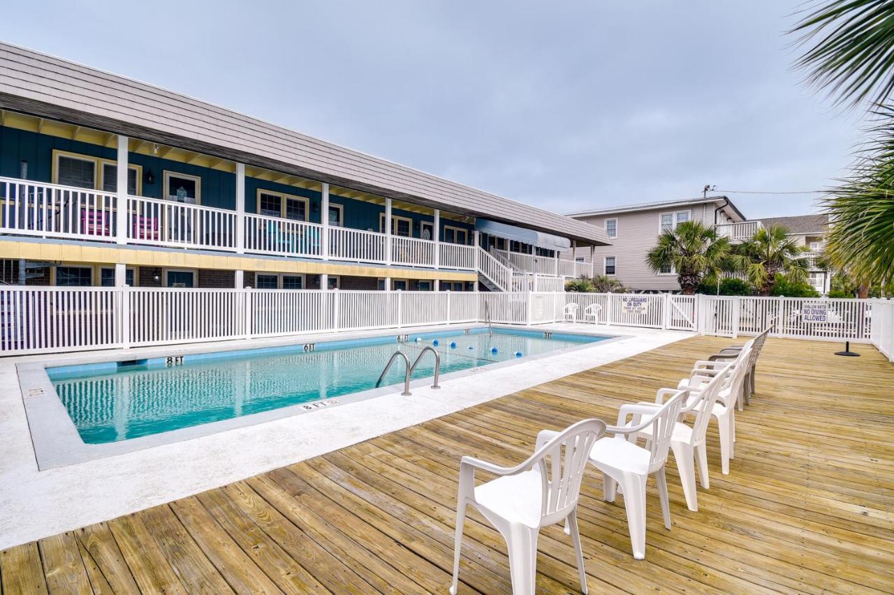 Steps to Ocean North Myrtle Beach Condo with Porch! - B&B