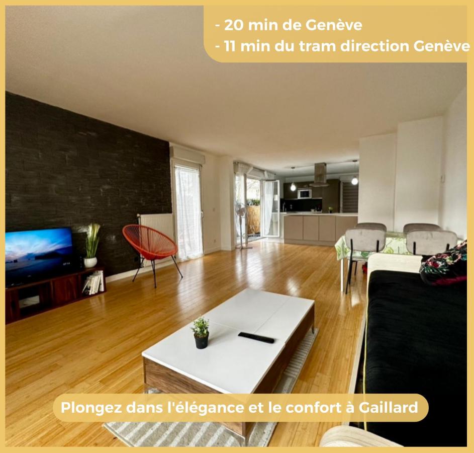 B&B Gaillard - Appartement T4 Frontière Genève Gallard - Bed and Breakfast Gaillard