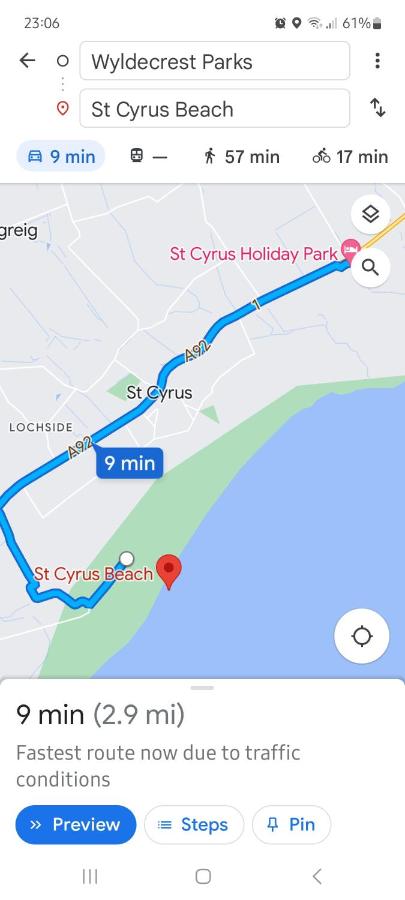Wright Choice caravan rental 5 Lunan View St Cyrus Caravan Park - B&B