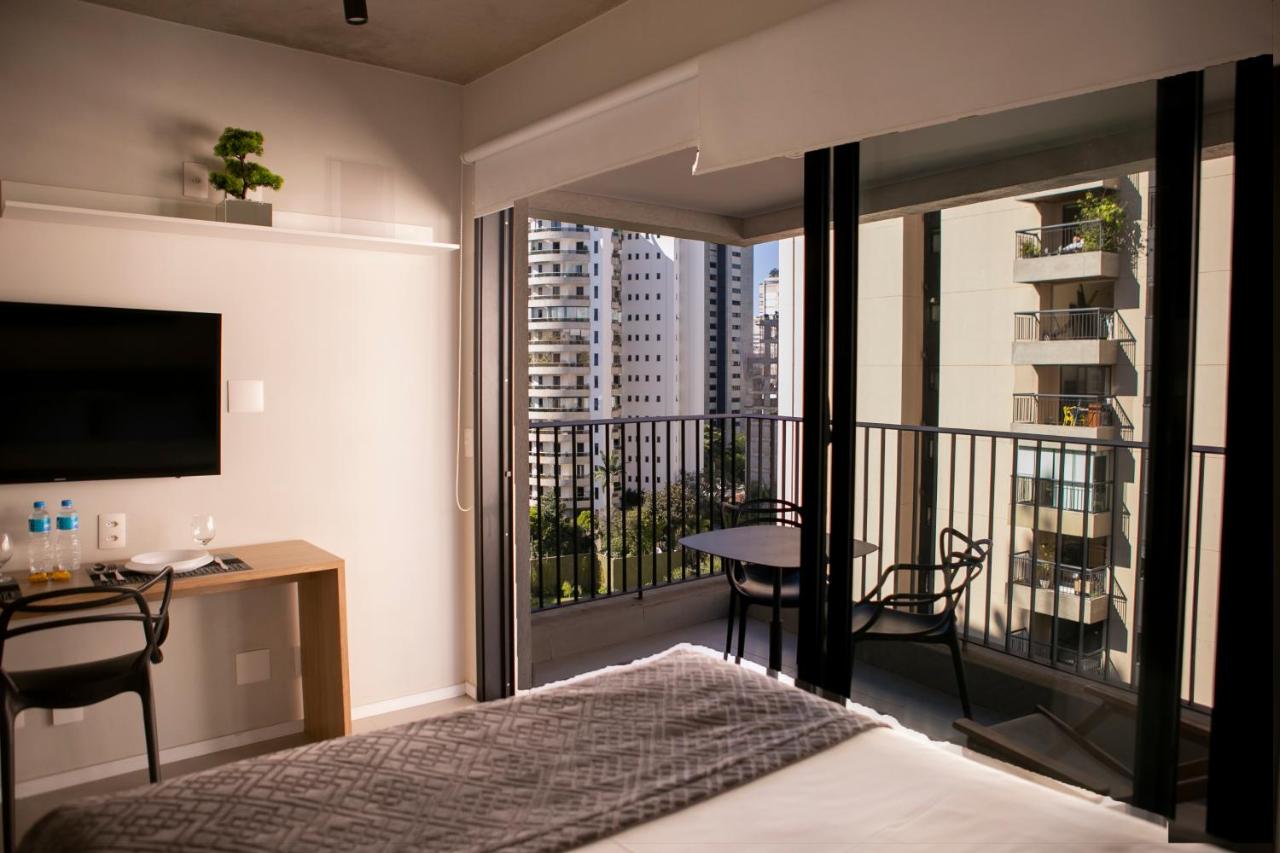 Studio 31 m2 com Terraço Parque Ibirapuera Itaim Bibi - Chambres d’hôtes São Paulo