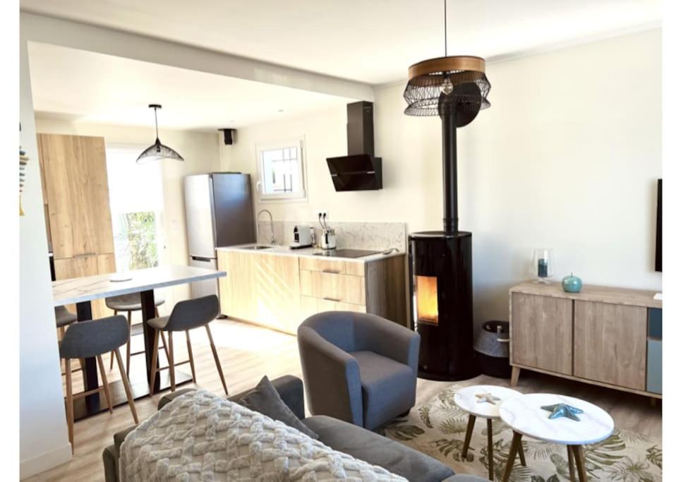 Arcachonnaise de charme première ligne vue mer - B&B