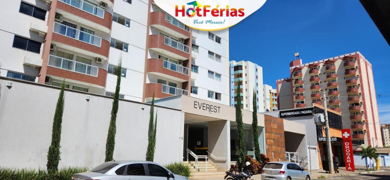 Everest Flat Service com Piscinas Termais, próx ao Shopping Singapura, Water Park, Clube Prive, Riviera, Boulevard - HotFérias - Chambres d'hôtes Caldas Novas