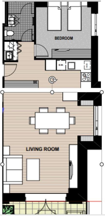 One-Bedroom Suite with Ocean View and Balcony