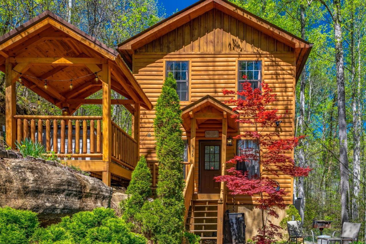 Romantic Smoky Mtn Cabin Private Hot Tub Quiet Wooded Retreat - Chambres d'hôtes Sevierville