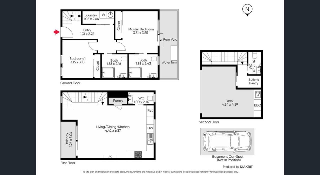 StayCentral - Thornbury Entertainer Townhouse - Chambres d’hôtes Melbourne