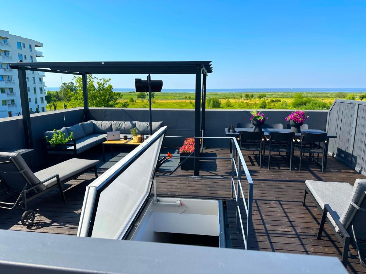 B&B Pärnu - Tiiru Seaview Residence with 50m2 roof terrace - Bed and Breakfast Pärnu