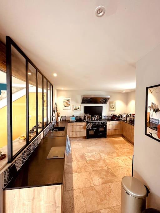 La Cour Verte : Chaleureuse grange réhabilitée - Ferienwohnung Montépilloy