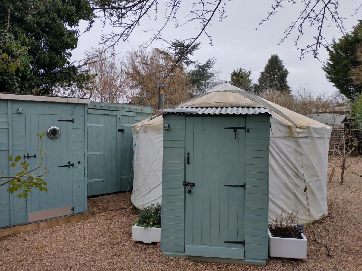 B&B Undy - South Wales Yurt-Cosy, log burner & private garden - Bed and Breakfast Undy