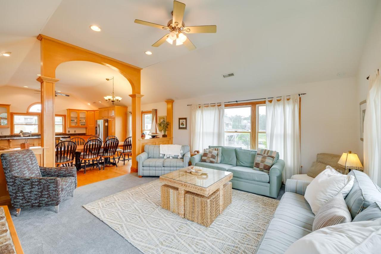 Waterfront Outer Banks Home with Beach Access - B&B Kill Devil Hills