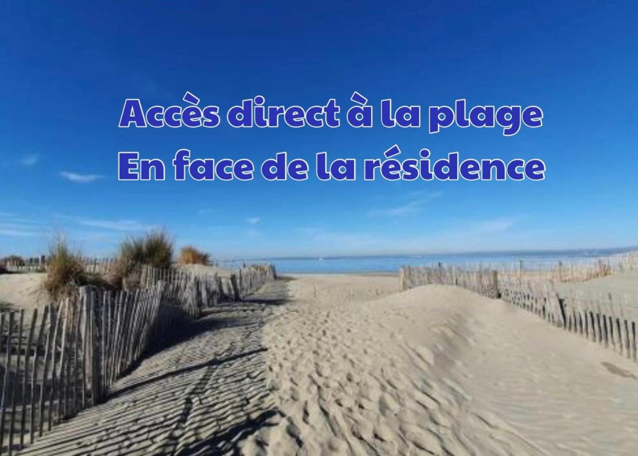 Studio le Vue mer Accès direct à la plage Parking privé Clim belle terrasse - Bed and Breakfast